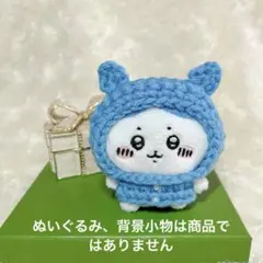 毛糸のぬいぐるみ服と被り物（水色）
