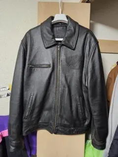 レザージャケット ブラック Lサイズ
