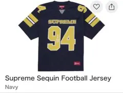 Supreme Football シュプリーム フットボール シャツ 黒 M Supreme シュプリーム 20SS Glitter Football Top グリッター