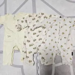 60-70 ベビー ロンパース 3点セット