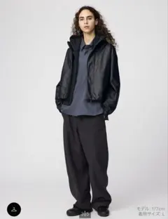 【未使用品✨️】UNIQLO Uブラッシュドスウェットワイドパンツダークグレー L