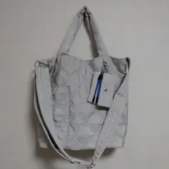 からだよろこぶキルトトート＆ショルダーバッグ　グレーのサムネイル