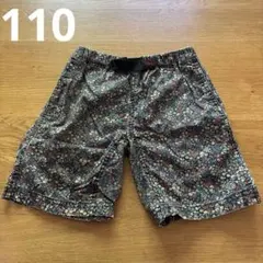 110 グラミチ　ハーフパンツ　小花ネイビー
