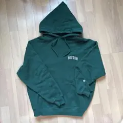 Champion BOSTON フード付きパーカー ダークグリーンのサムネイル