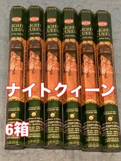残1　お香 HEM ナイトクィーン　 6箱セット スティック #香る城NETのサムネイル