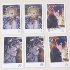 にじさんじウィンターデート2022 チェキ風カード 不破湊、卯月コウ、春崎エアル
