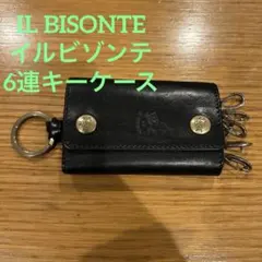 IL BISONTEイルビゾンテ 6連キーケース (キーリング付)