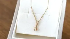 Vendome Aoyama ヴァンドーム青山 ネックレス ダイヤ 18k 3粒