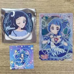 キミとアイドル プリキュア 蒼風なな 缶バッジ プリキュアパンシール セット