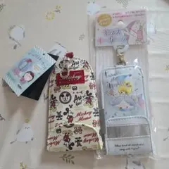 【新品】リール付き　キッズ　キーケース　2個セット