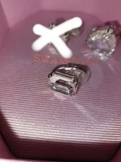 SWAROVSKI　クリスタルイヤリング 3点セット