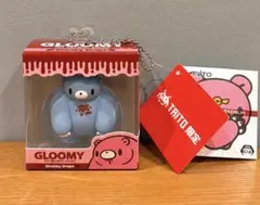 いたずらぐまのグルーミー BOXフィギュアパッケージキーチェーン　コンプ いたずらぐまのグルーミー BOXフィギュアパッケージキーチェーン 水色