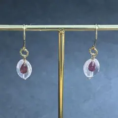 【最終特価‼️】　ローズクォーツ　ピンクトルマリン　天然石　パワーストーン　ピアス