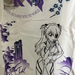 新品タグ付 EVANGELION×錦 長袖Tシャツ アスカ刺繍 Lのサムネイル