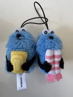 パペットスンスン指人形マスコットスシローコラボ　えび、たまご