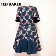 テッドベイカー 未使用タイトワンピース ドレス 蜜蜂 レモン 美