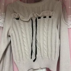 evelyn ニット ピンク 長袖