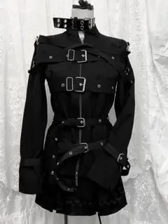 アヴァンギャルド ストラップ付きジャケット 黒