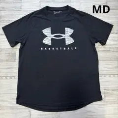 アンダーアーマー バスケ ウェア 半袖 T 黒 MD