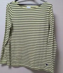 チャンピオン Champion レディースストライプ 長袖Tシャツ L【送料込】