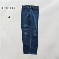 ユニクロ ストレッチスキニージーンズ 細身 スキニー デニム24 春夏