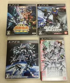 PS3 psp ガンダム スパロボ　など4本セット