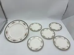 Rose China 皿 6枚セット 花柄 - メルカリ