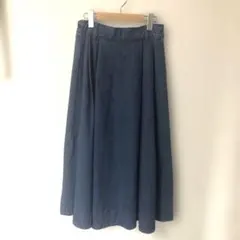 デニムフレアスカート　後ろゴム　サイズＭ #32