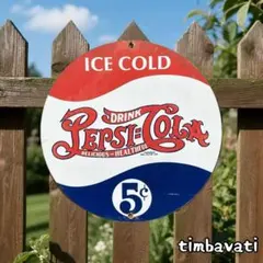 ☆新品☆【アメリカ】ヴィンテージ ブリキ 看板　＊ペプシ コーラ ＊