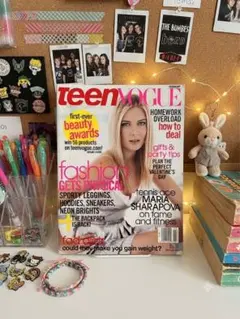 【希少】Teen Vogue 2000年代 2月号 / マリア・シャラポワ 表紙