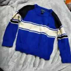 お*読様 Polo Ralph Lauren セーター 3/3T 青/黒/白