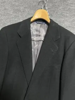 綺麗 ポロラルフローレン 総カシミア ウールテーラードジャケット 黒 サイズL位