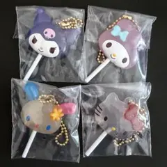 【ゆま様専用】サンリオキャラクター カラフルキャンディチャーム　4種類