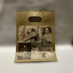 犬と猫のイラスト トートバッグ 中型