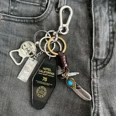 カラビナ　キーホルダー　アメカジ　ストリート　古着　じゃらじゃら系