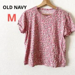 美品⭐️OLD NAVY【M】オールドネイビー花柄 半袖Tシャツのサムネイル