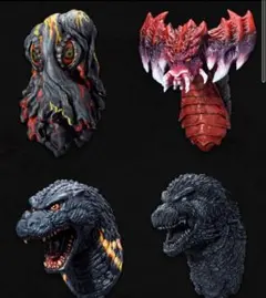 ゴジラ一番くじ　ヘッドマグネット　新品未使用　コンプリート