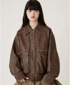 【hvmv】ヴィンテージライクミリタリージャケットsoerte soerte（ソエルテ）の「Vintage like military short jacket ( fake