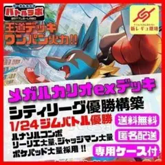 1/24優勝 メガルカリオexデッキ シティリーグ優勝構築済デッキ