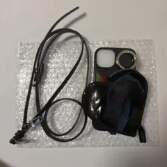 【値下げ交渉】ほぼ新品 iPhone14 ajew ハート　スマホケース