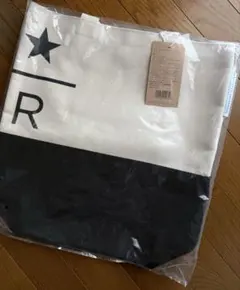 限定品★STARBUCKS RESERVE トートバッグ アイボリー/ブラック