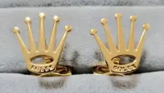 ROLEX クラウン カフリンクス ピンクゴールドカラー - メルカリ