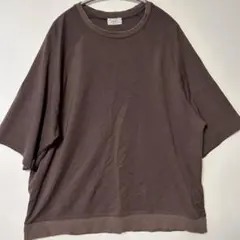 JUNRED ブラウン Tシャツ Lサイズ　夏服セール　メンズTシャツ