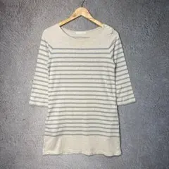 LOWRYS FARM ワンピース チュニック ボーダー ポケット