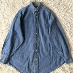 美品✨】ラルフローレン THE BIG SHIRT デニムシャツ BD 11 - メルカリ
