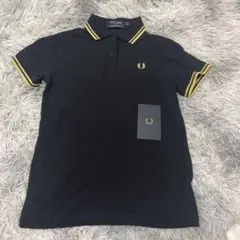 Fred Perry ポロシャツ black champagne 36 S