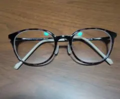 度入り Zoff SMART Skinny デミ柄