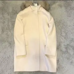 MaxMara（マックスマーラ ステュディオ）ラビットファー付きコート