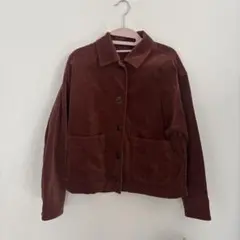 ユニクロ UNIQLO コーデュロイジャケット コットン ライトブラウン S