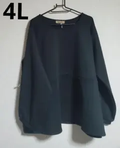 レディーススウェット　ブラウス　新品　大きいサイズ　黒